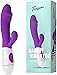 Teazers Realista Rabbit Vibrador – Vibrador Mujer – Estimulación Doble: Clítoris y Punto G – Perfecto como primer vibrador - Morado