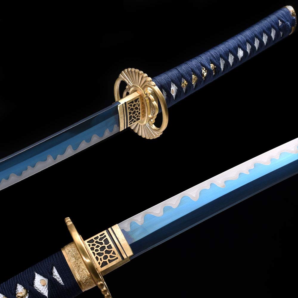 Japanese Samurai Katana Swords 1095 Carbon Steel Full Tang Scabbard (ZSW-006)