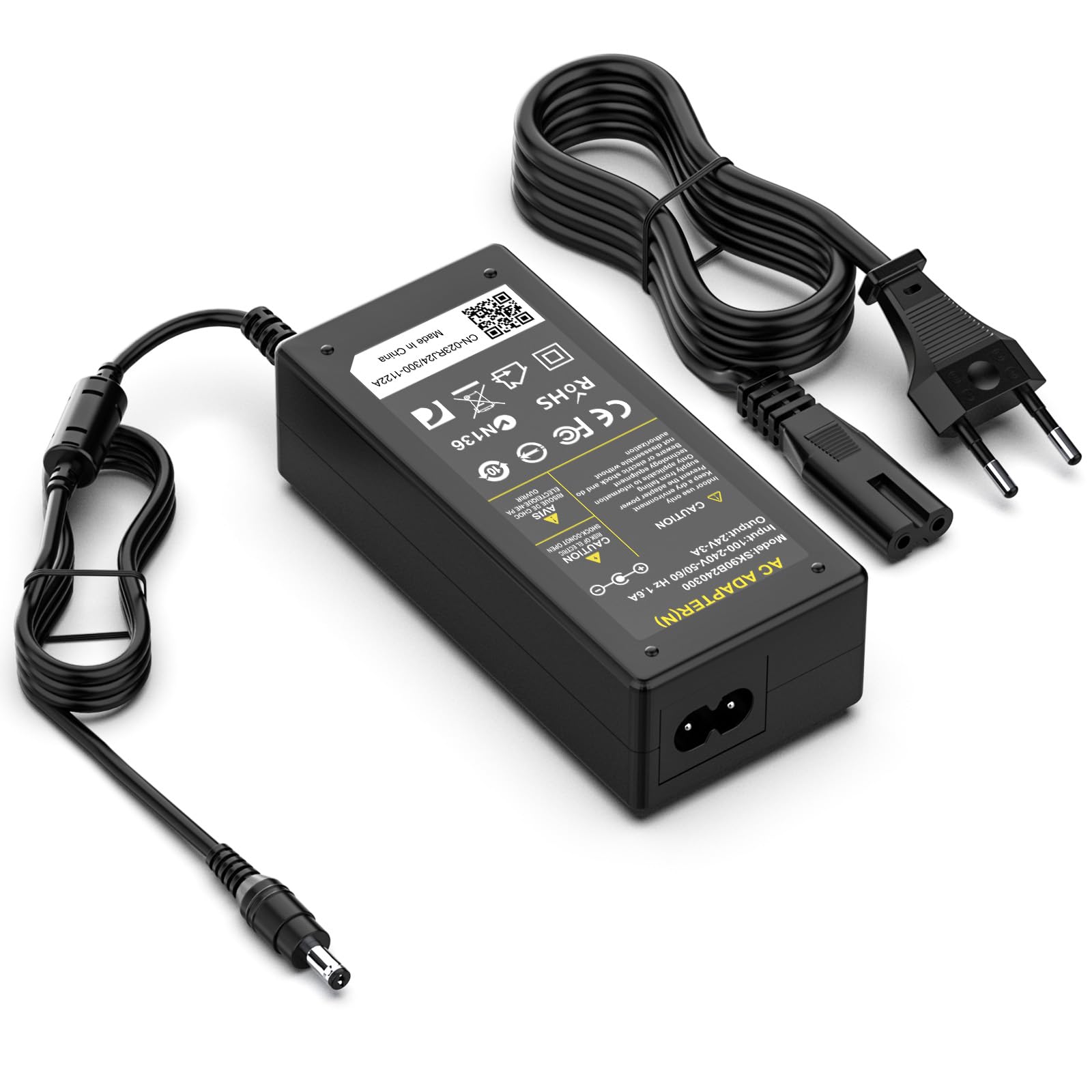 Shefor Adaptador de Corriente 24V 3A Compatible con Logitech G25