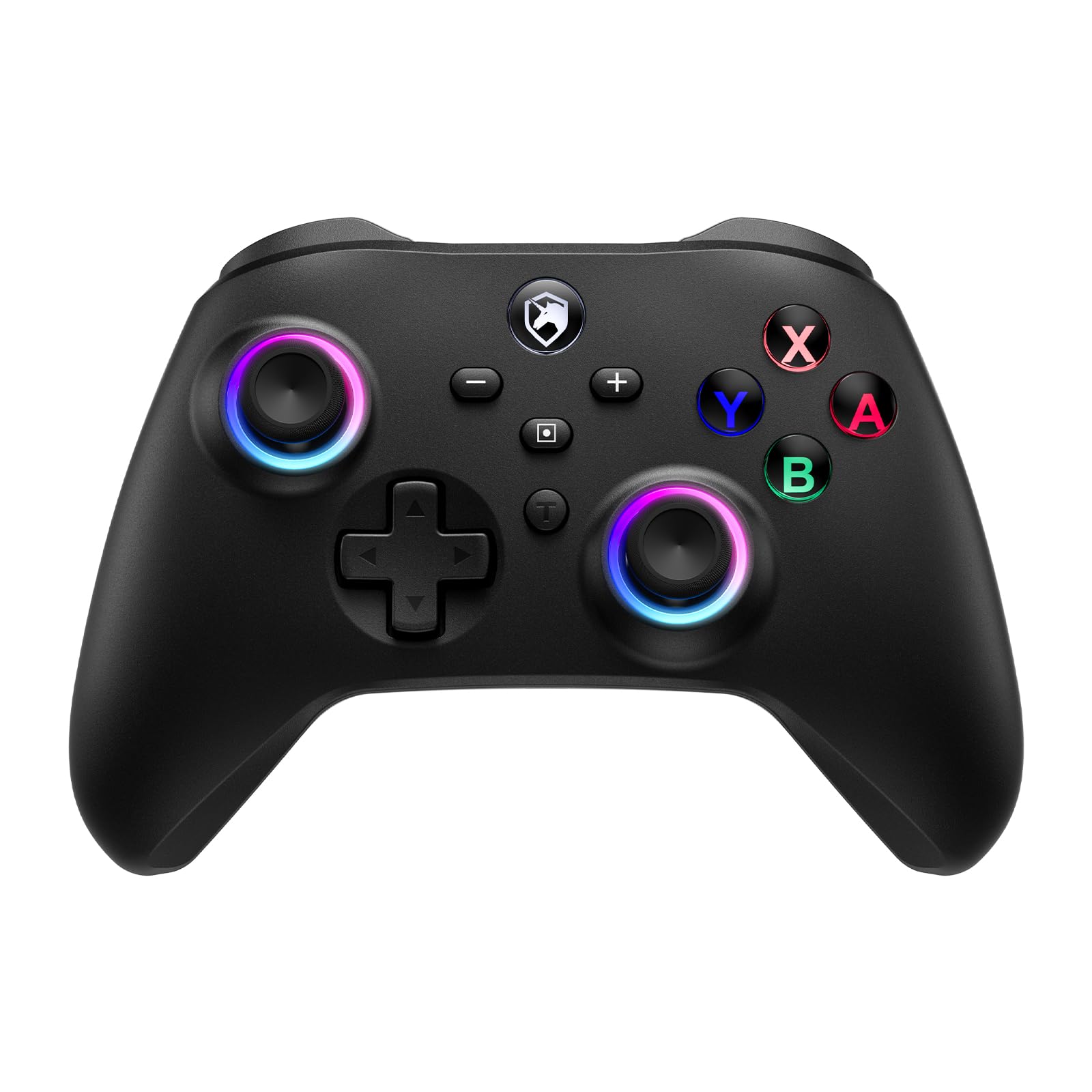 ECHTPower Switch Controller Kompatibel mit Switch 2/OLED/Lite, Switch Pro Controller, 9 LEDs Wireless Controller mit Turbo, 6-Achsen, Aufwachen, Gyroskop, SYNC, Makro und Screenshot