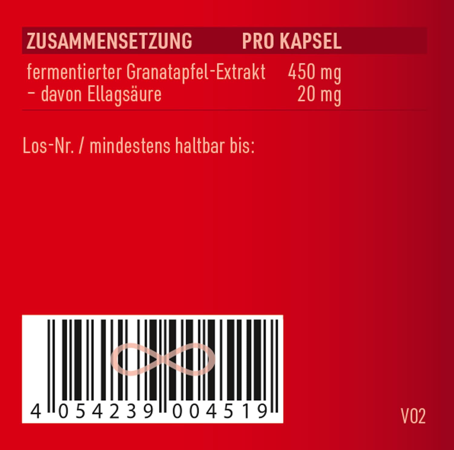 KOPP Vital® Granatapfel fermentiert mit polyphenolreichem fermentiertem Granatapfel | 16 g | 30 Kapseln | Nahrungsergänzungsmittel | Naturstoff-Fermentations-Verfahren fermentiert