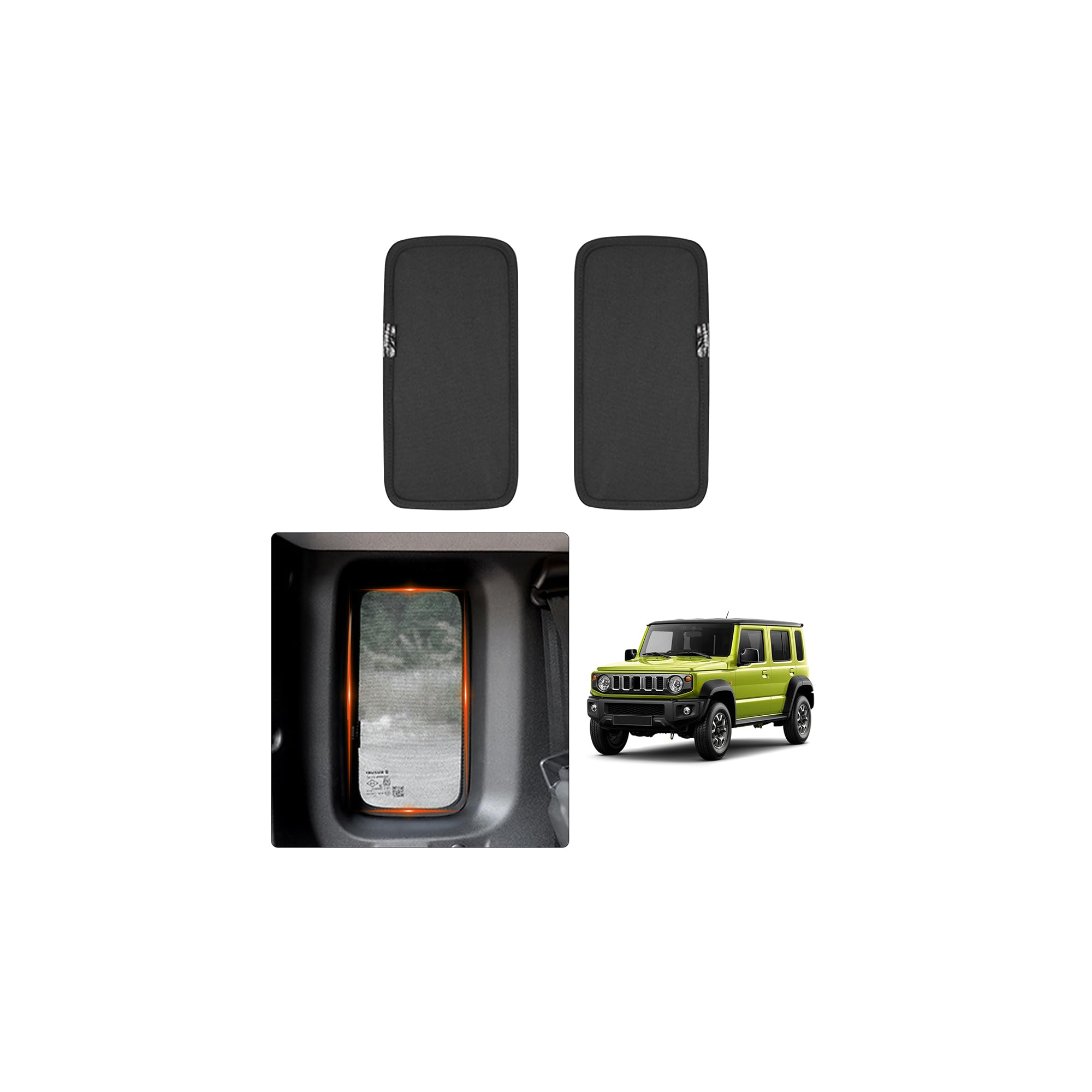 Amazon | Maplewoodcar ジムニーノマド サンシェード メッシュカーテン