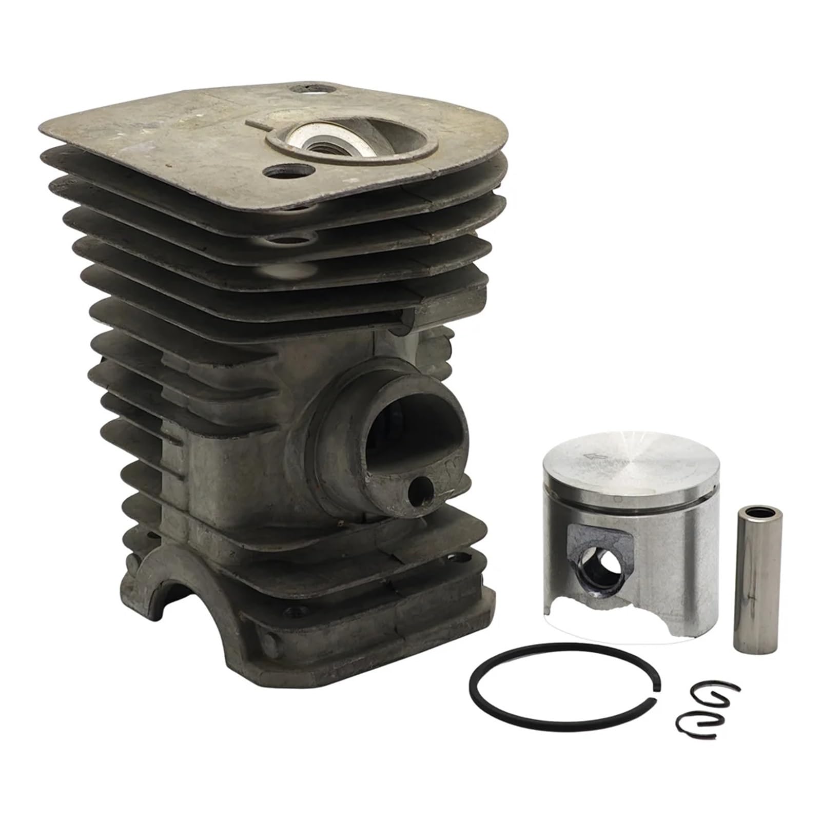Compatible con Husqvarna 340 345 E, repuesto for herramientas de jardinería, kit de junta de sello de cojinete de cigüeñal de pistón de cilindro de motosierra de 40 mm