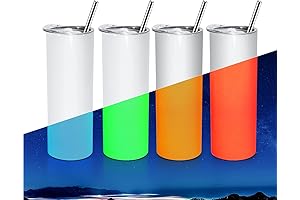 AGH Glow In The Dark Sublimation Tumblers Set of 4