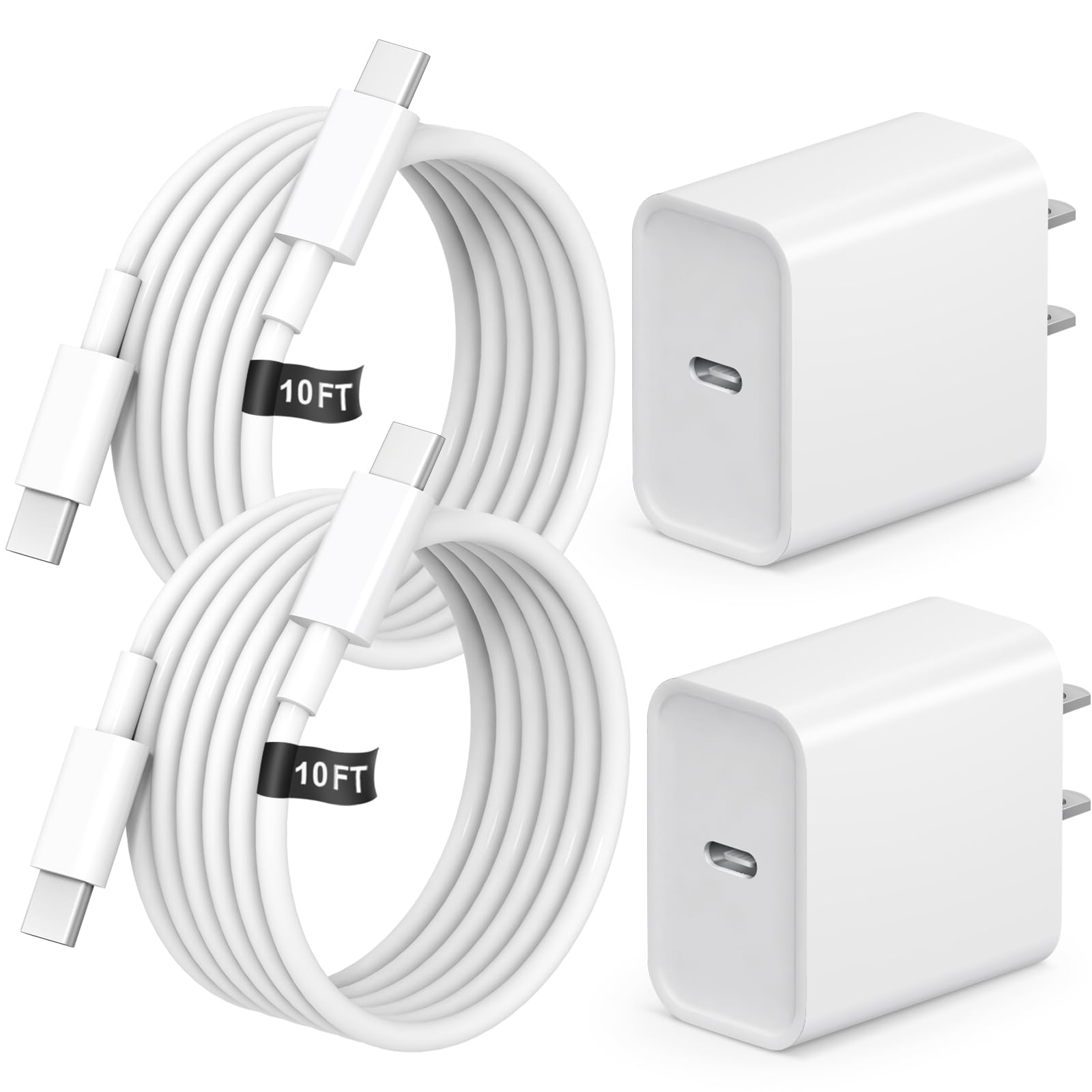 iPhone Charger Fast Charging for iPhone 18 17 16 Apple Charger & 10ft Cable