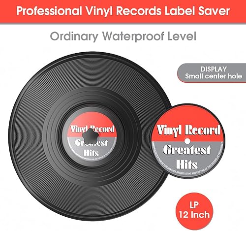Miniatura 2 de Nosound Record Clean Label Saver Álbum LP Vinilo Limpieza Protector Impermeable Abrazadera Cuidado