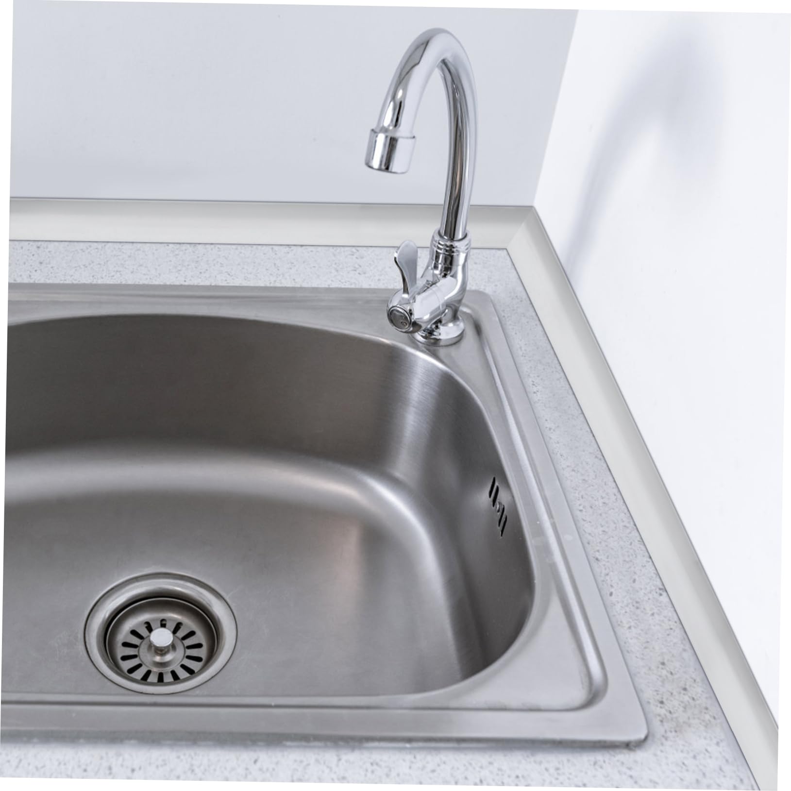 DOITOOL 4pcs Shower Adhesive Strip for Kitchen Countertop and Bathroom Sink Transparent Barrier Easy to Install Multipurpose Water Strip Guard