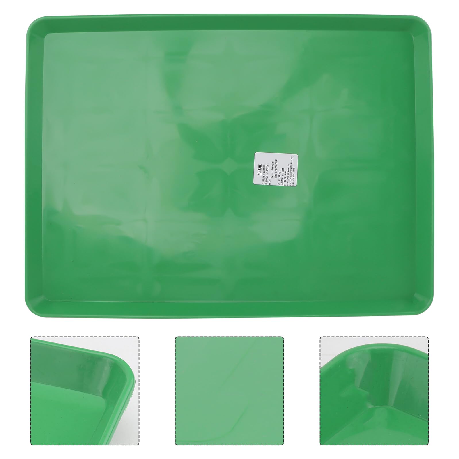 Fondo per Gabbia Coniglio Vaschetta Pet Tray in Plastico Verde Resistente a Usura e Macchie per Gabbia di Animali Domestici
