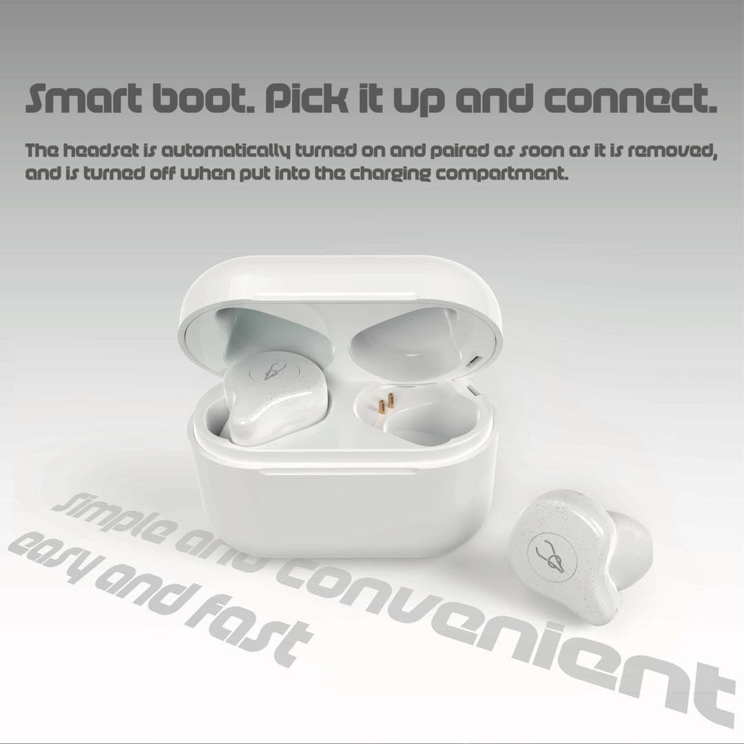 Sabbat X12 PRO Semi in-Ear Wireless Earbuds, Bluetooth 5.4 TWS Headphones with Comfortable Open-Fit Design, Clear Calls, Button Siri Control, 30H Long Battery Life,IPX5 Waterproof(Blooming)