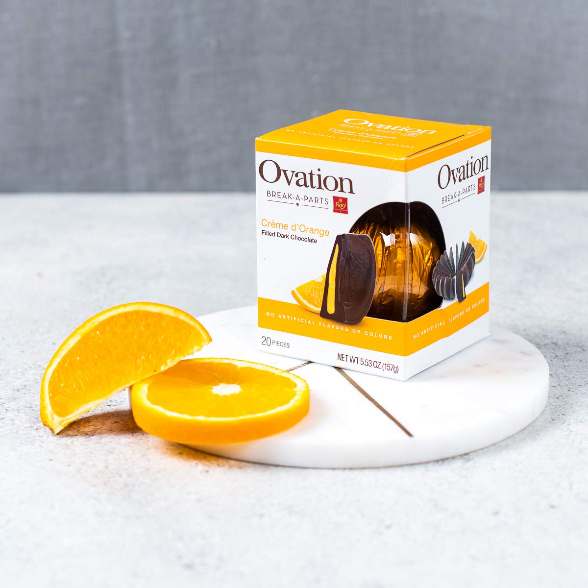 Ovation Break a Part- 5.53 oz (6 Pack)- Orange Dark Chocolate