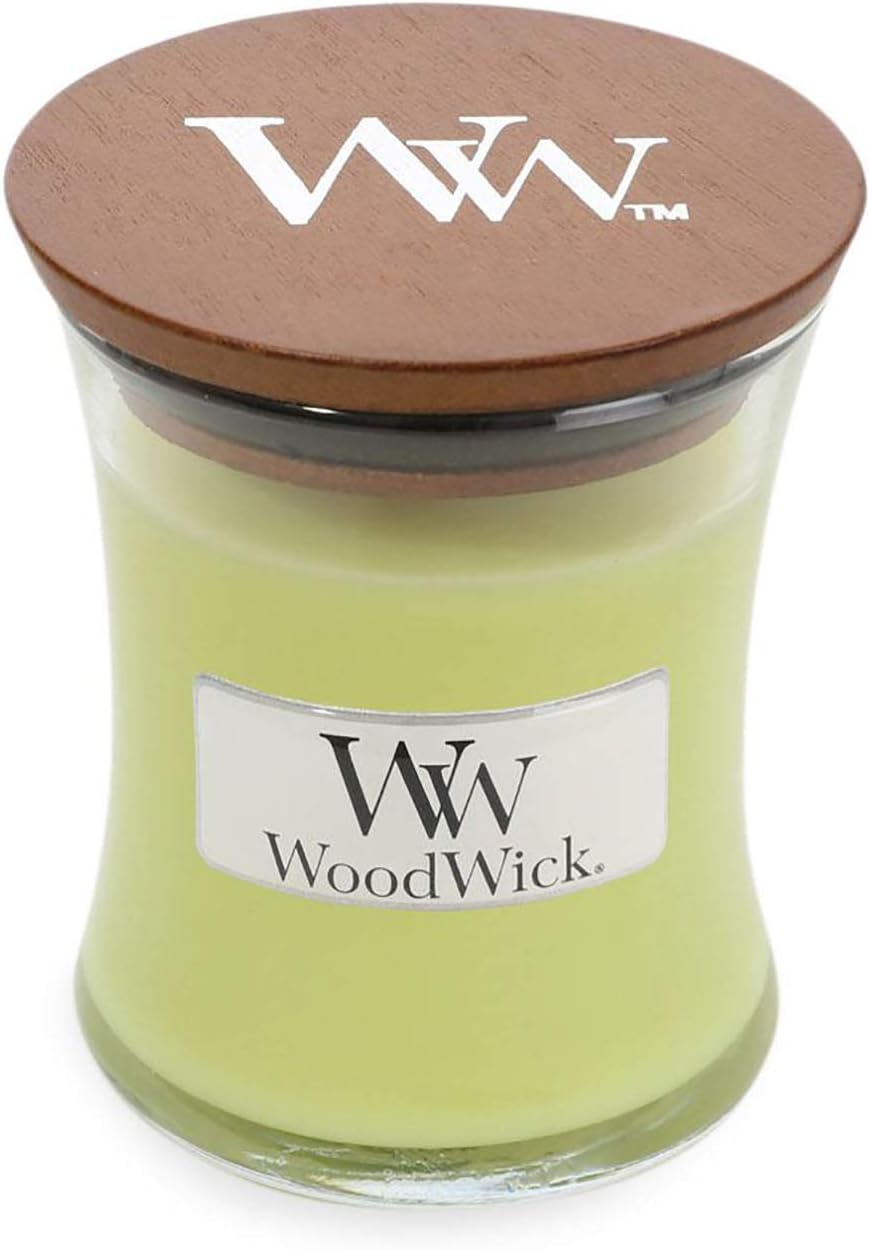 Woodwick Mini Candle-Lemongrass, Yellow