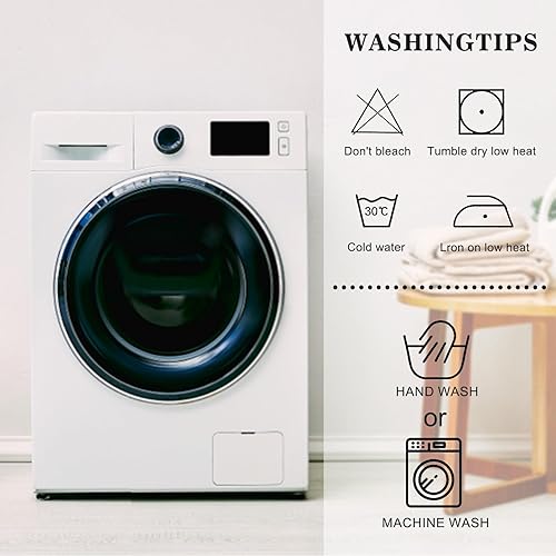 Miniatura 9 de Luogort Mantel impermeable sin arrugas, mantel de tela de poliéster, a prueba de aceite, a prueba de derrames, para cocina, comedor, uso en