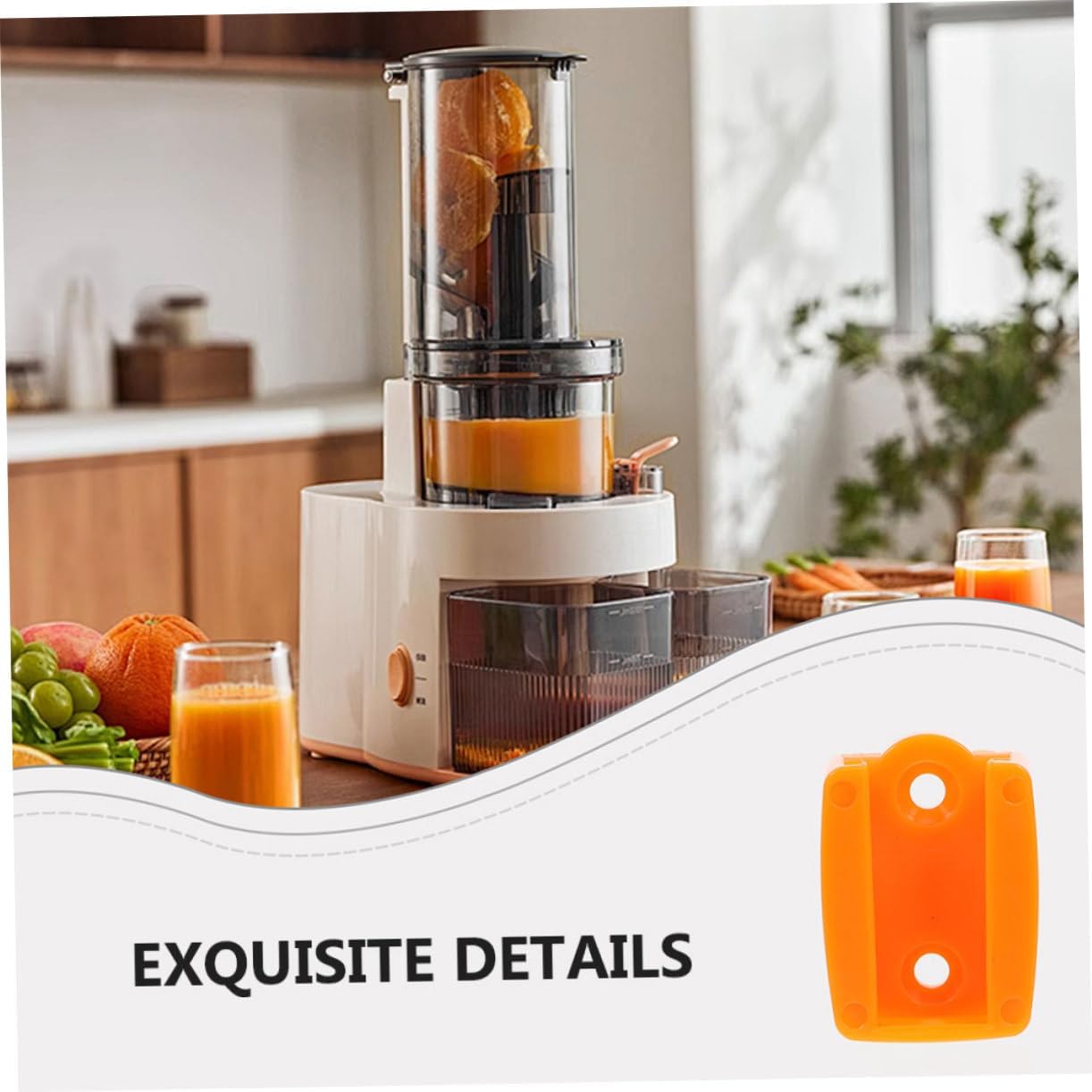 2pcs Electric Orange Juicer Spare Parts Automatic Orange Peeler Accessory Compatible Extractor Sturdy Materials for Efficient Juicing
