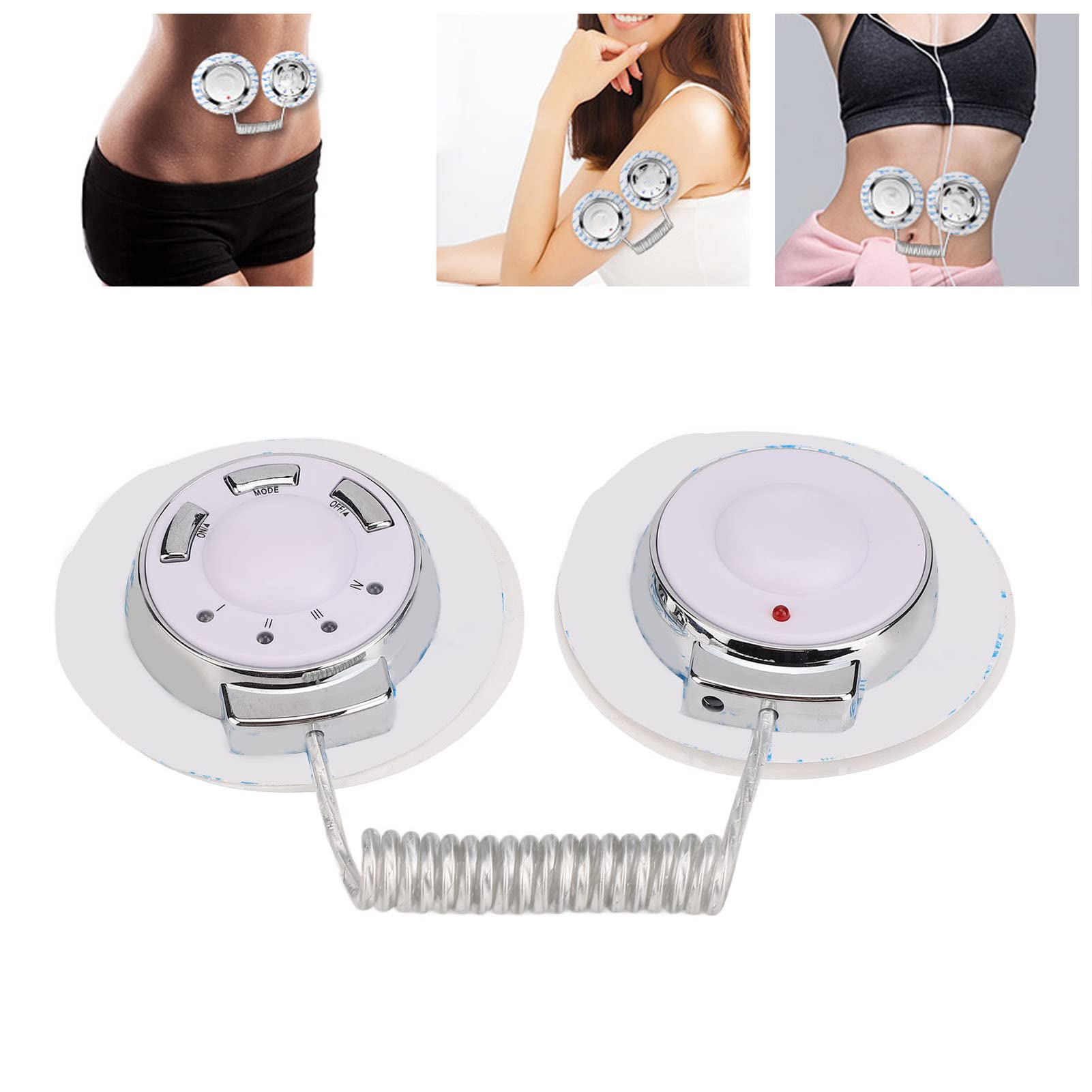 Elettrostimolatore Muscolare, Massaggiatore Elettrico Multifunzione per Addominali, Addome Braccio Gambe Waist Glutei Massaggi-Attrezzi, Portable Beauty Liposuction Equipment Massaggiatore Silenzioso