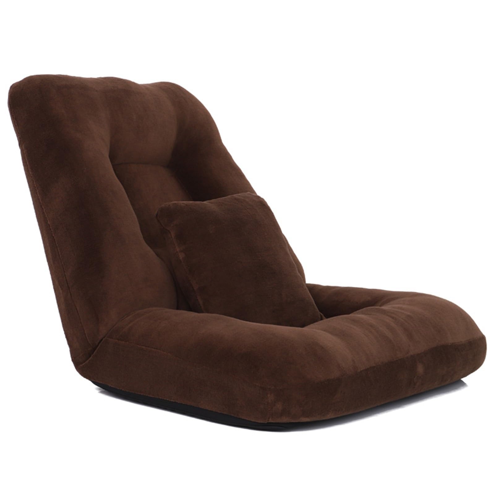 Chaise longue pliante marron pour un coin lecture cosy au salon
