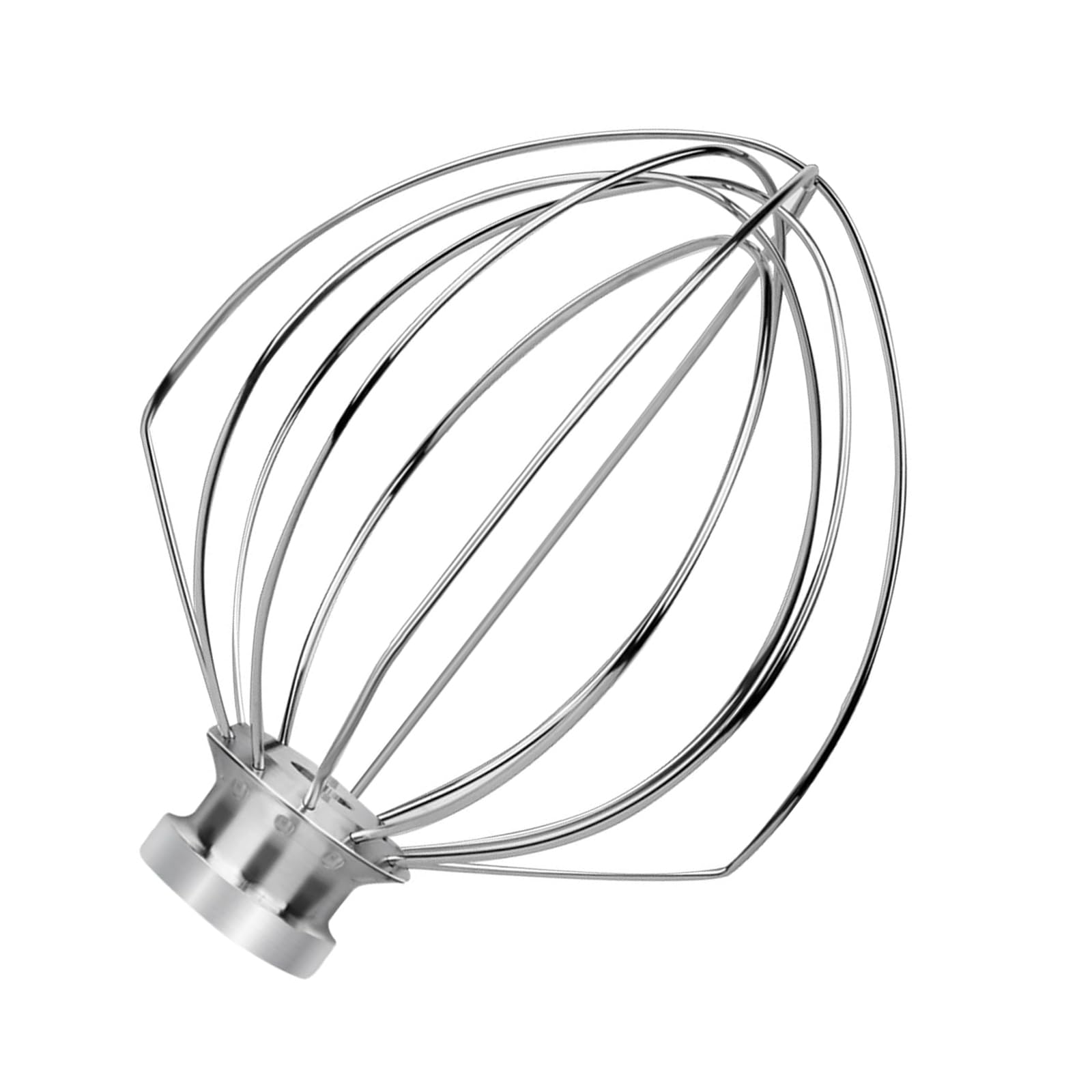 6-Wire Whip Compatible with 4.5-5Qt Kitchenaid Tilt Head Stand Mixer, Replacement for Kitchenaid Stand Mixer Attachments and Accessories K45WW, Stainless Steel, Dishwasher Safe(1 Pack)