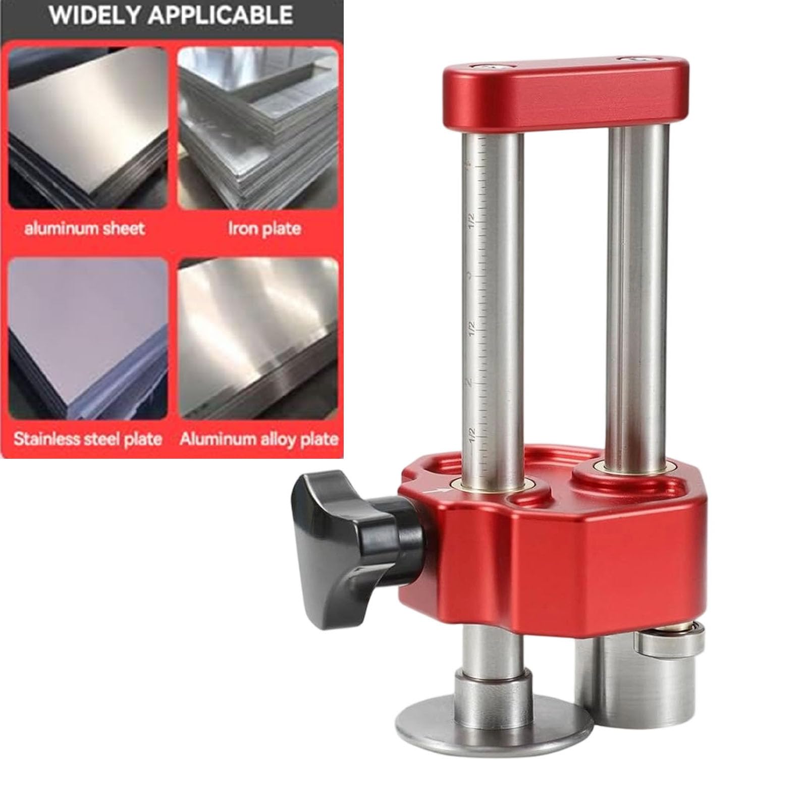 FTVOGUE Walek do Blachy Aluminiowej do Czystych gięć 0-100 Stopni