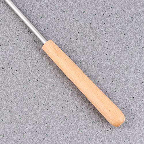 YARNOW 12 Peças Garfos De Fondue De Aço Inoxidável Palitos De Churrasco Reutilizáveis Espetos De Shi