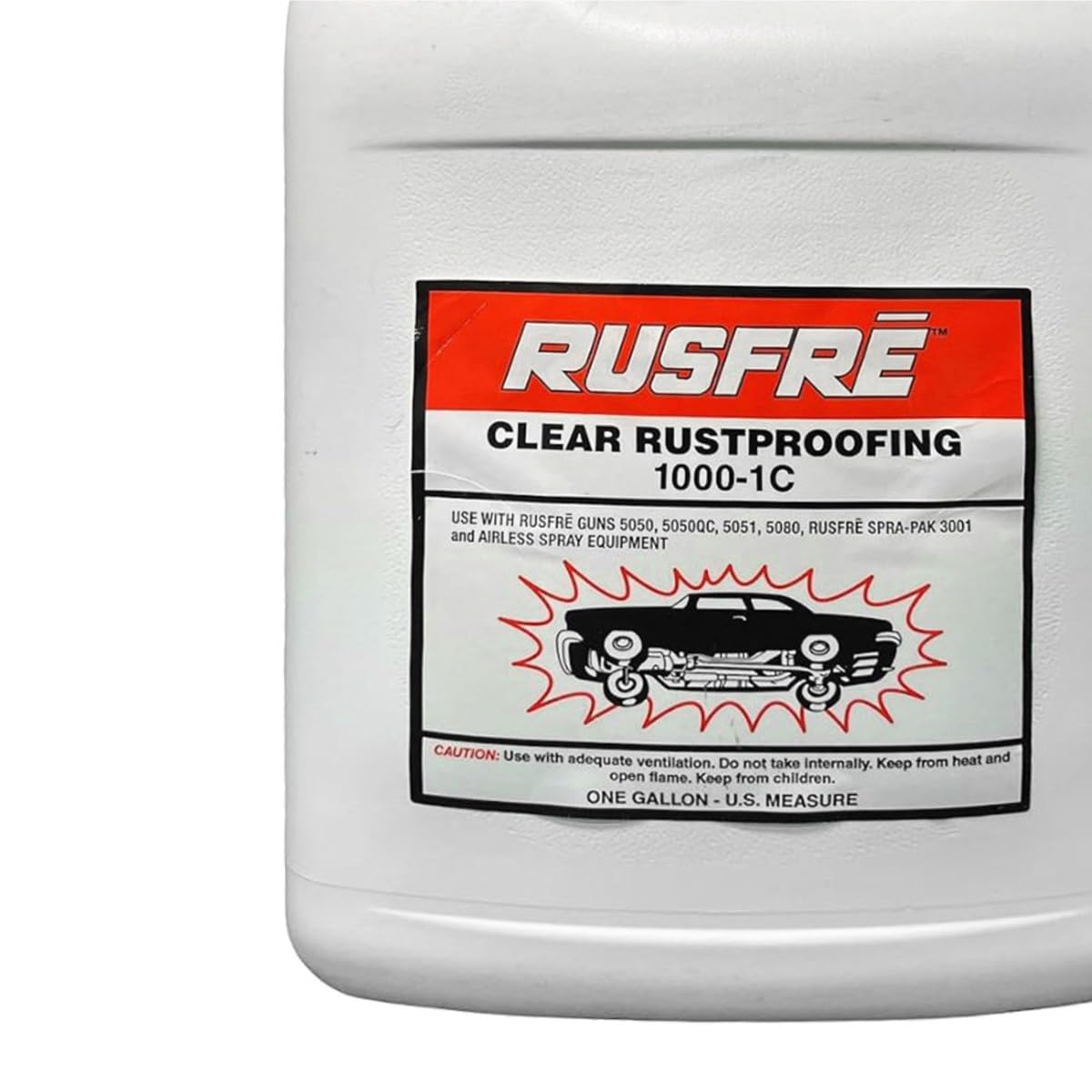 RUS-1000-6C Rust Proofing Clear, 1-gallon