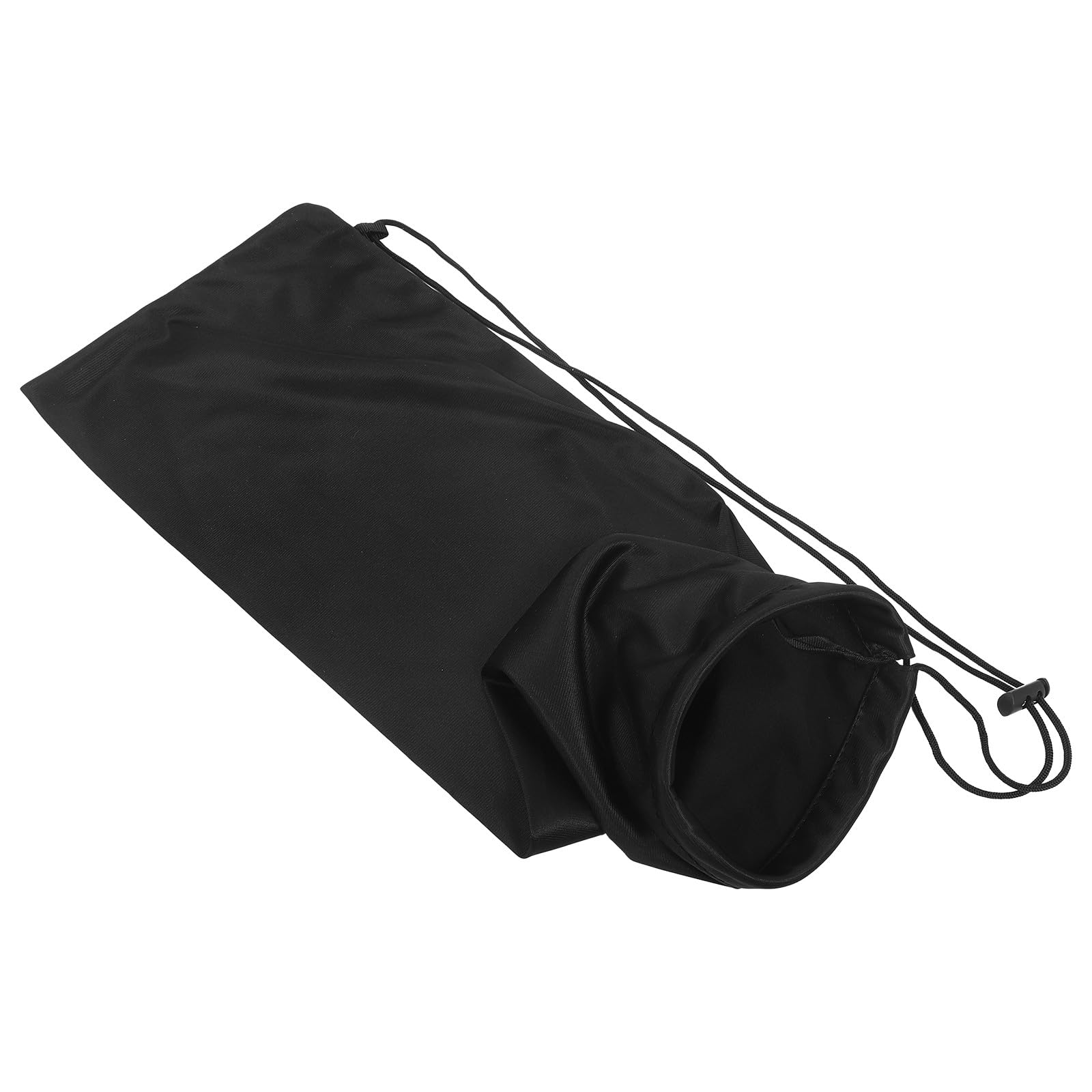 MUELODSIC Badminton Racket Bag 2-3 Rackets Thickened Velvet Drawstring Pouch Portable Black Reusable Sports Storage Carrying Case for Outdoor Daily Use
