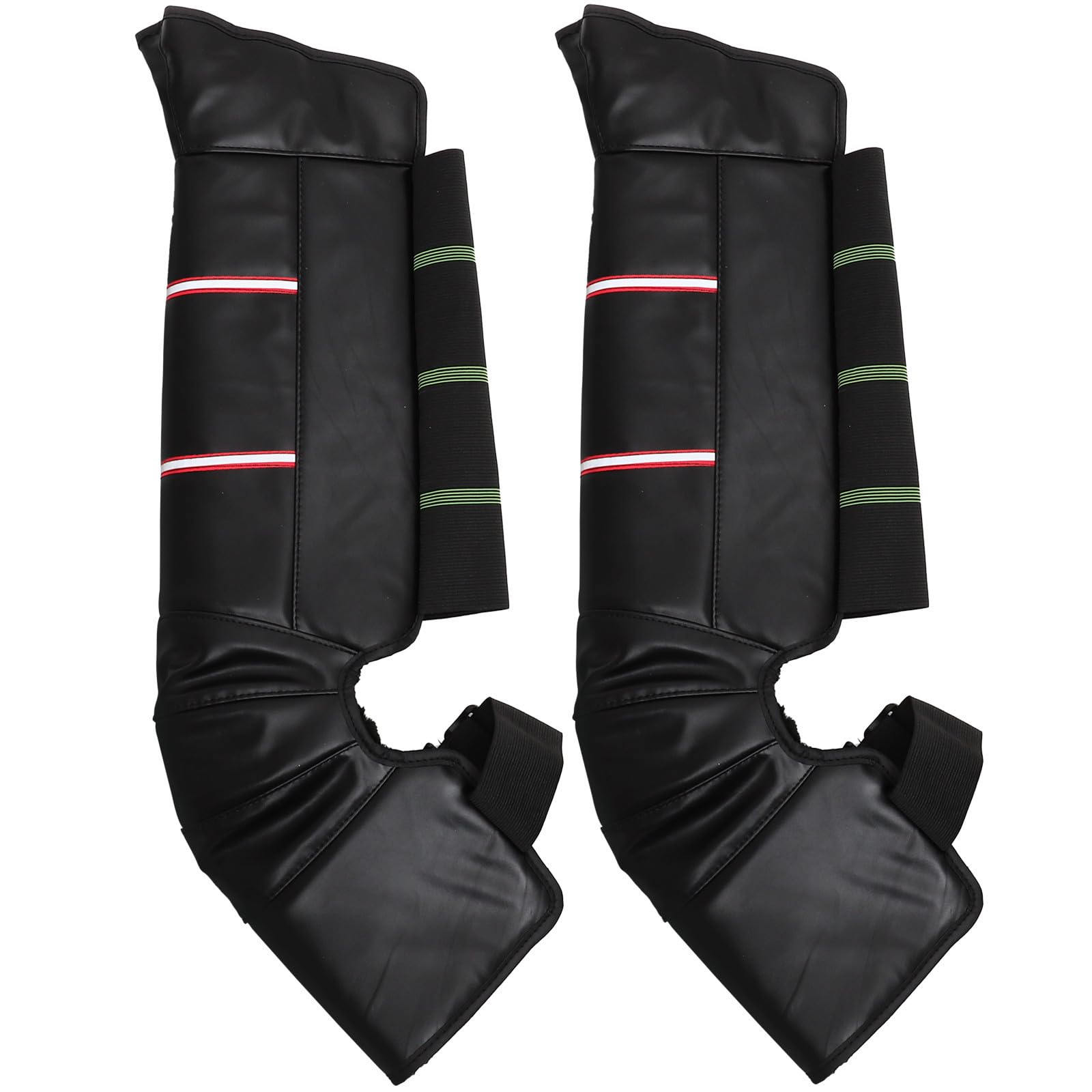 jojofuny 2 Protectores Térmicos para Rodillas de Moto Invierno Negro Pu