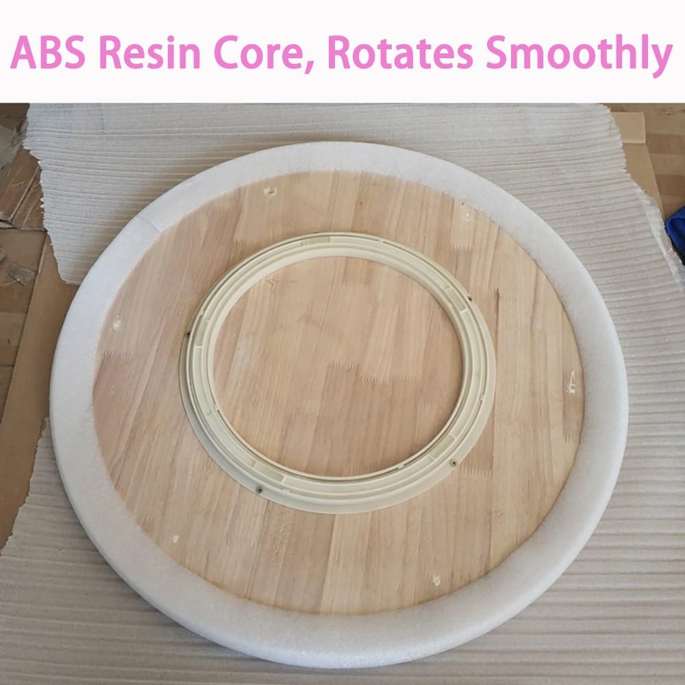 81 cm 91 cm 100 cm drewniana Lazy Susan - duża obrotowa taca do serwowania do restauracji i hoteli - stylowy design z bali idealny do rozrywki i serwowania jedzenia