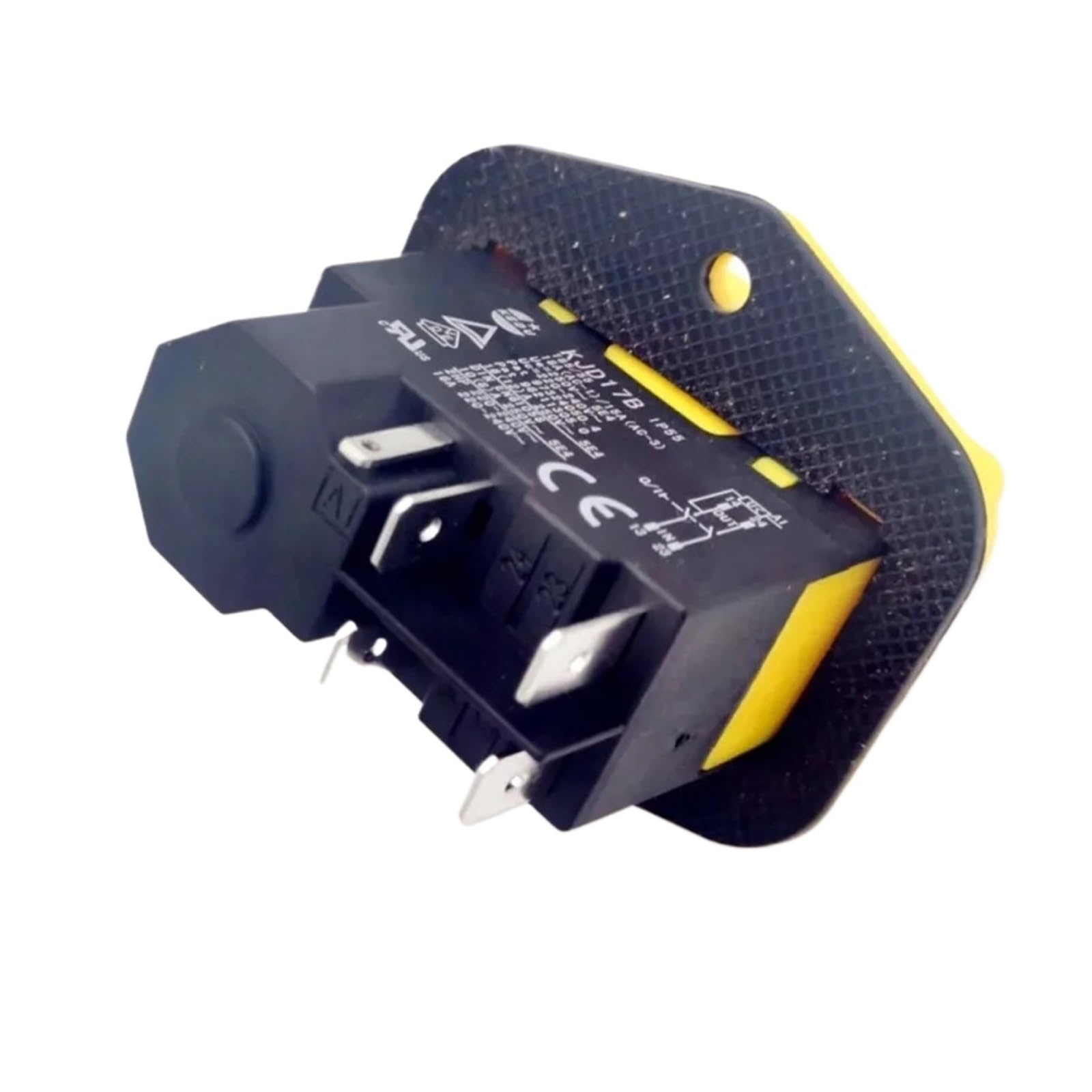 1 interrupteur à bouton KJD17B 220V-240V 16A 5 broches for outil électrique