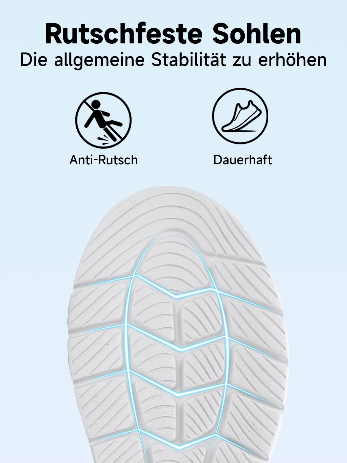 Sosenfer Schuhe Herren Slip On Sneaker Fitness Turnschuhe Atmungsaktiv Ohne Schnürsenkel Walkingschuhe Hands-Free Freizeit Schlupfschuhe-BAISE-41