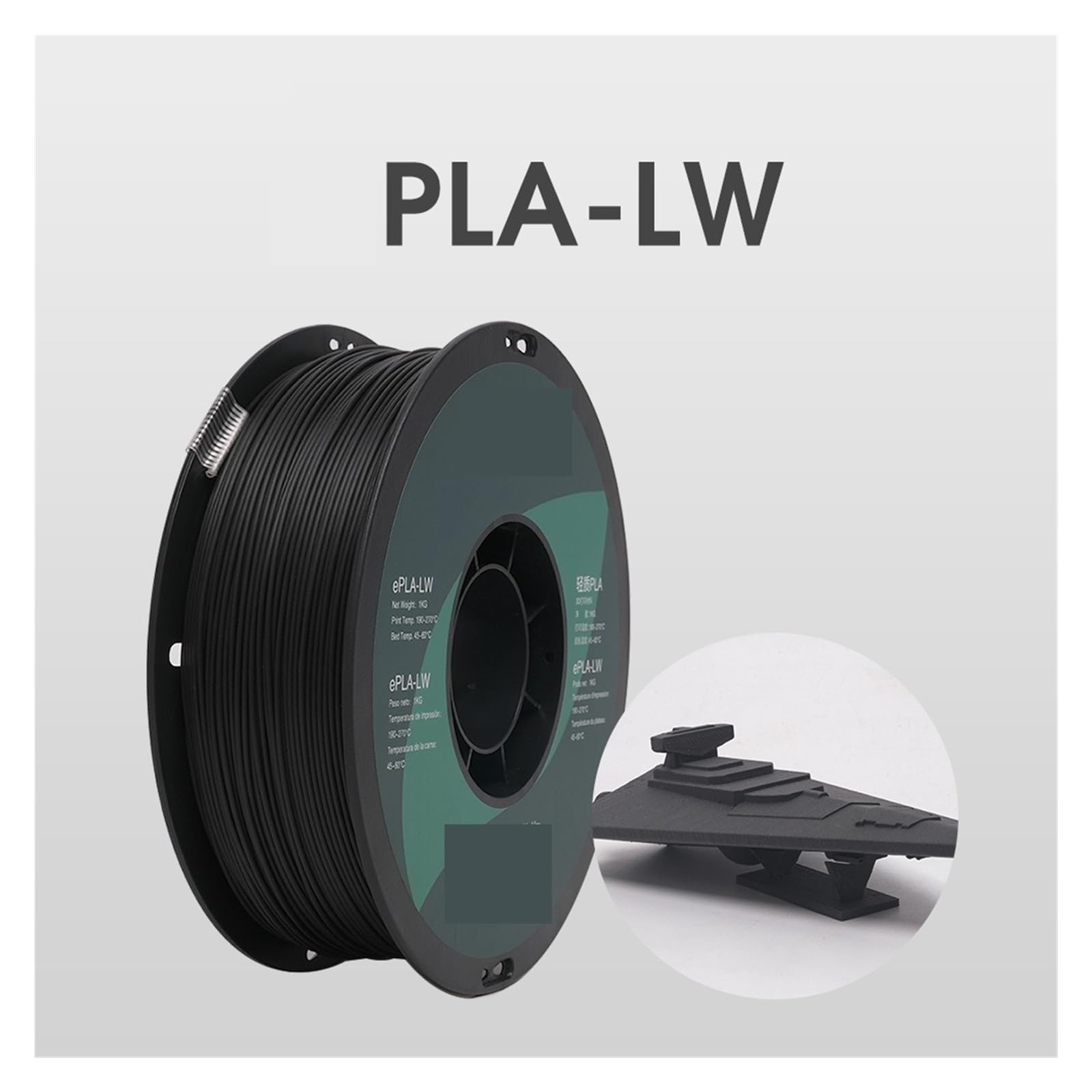 3D Drucker Filament, 3D-Drucker-Filament, Flugzeugdruck for 3D-Drucker, 1,75 mm, 1 kg, 2,2 Pfund, 3D-Filament, leichtes 3D-Schaum-Flugzeugmaterial(1.75MM Natural)