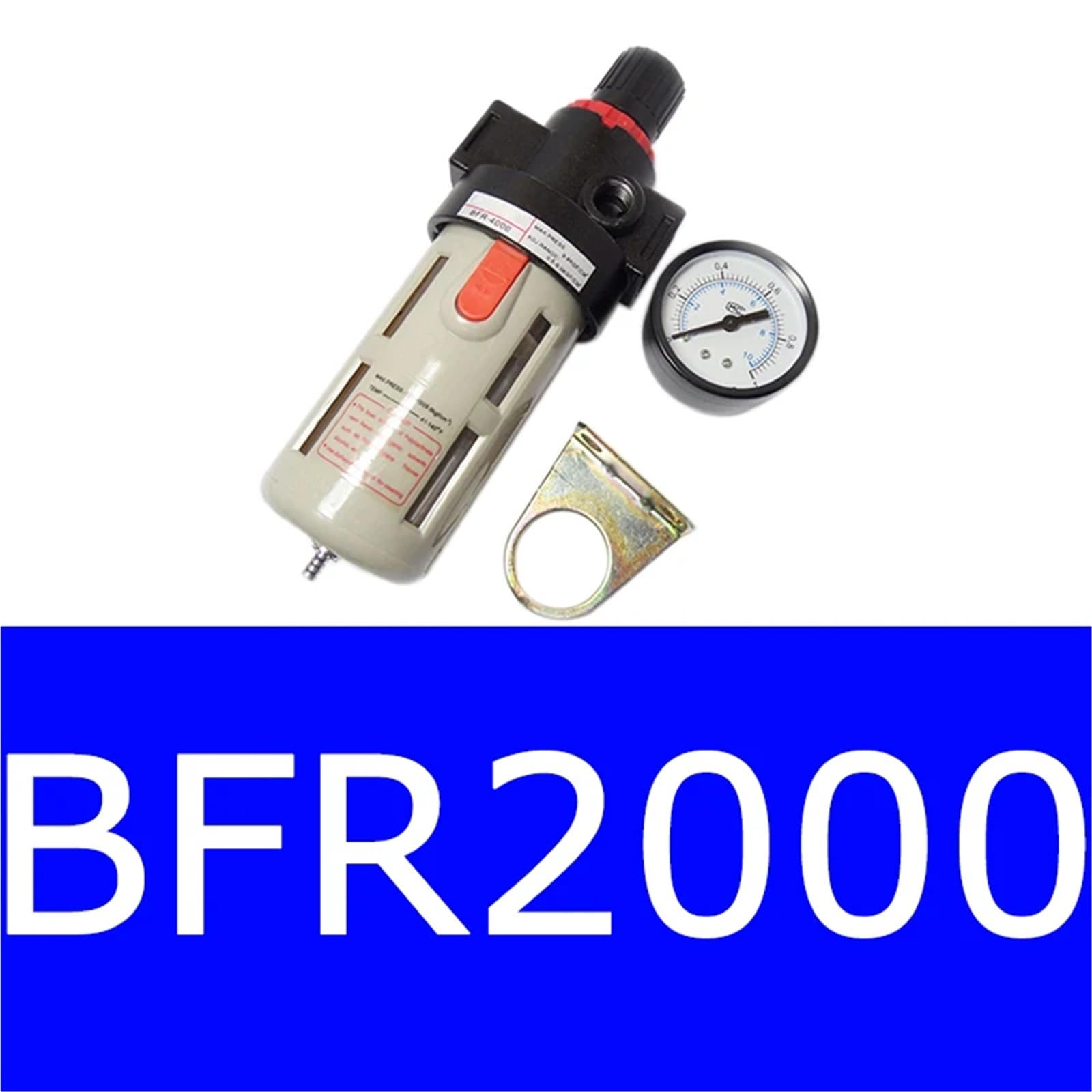 BFR2000 3000 4000 tratamiento de fuente neumática filtro de aire compresor regulador de presión 1 Uds(BFR2000)