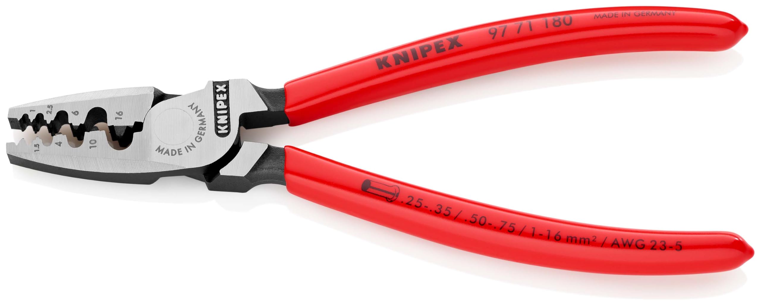 きゅーべーです₊⁎⁺˳✧༚ Knipex 97 71 180 Crimping Pliers for end sleeves 0,25-2,5mm with