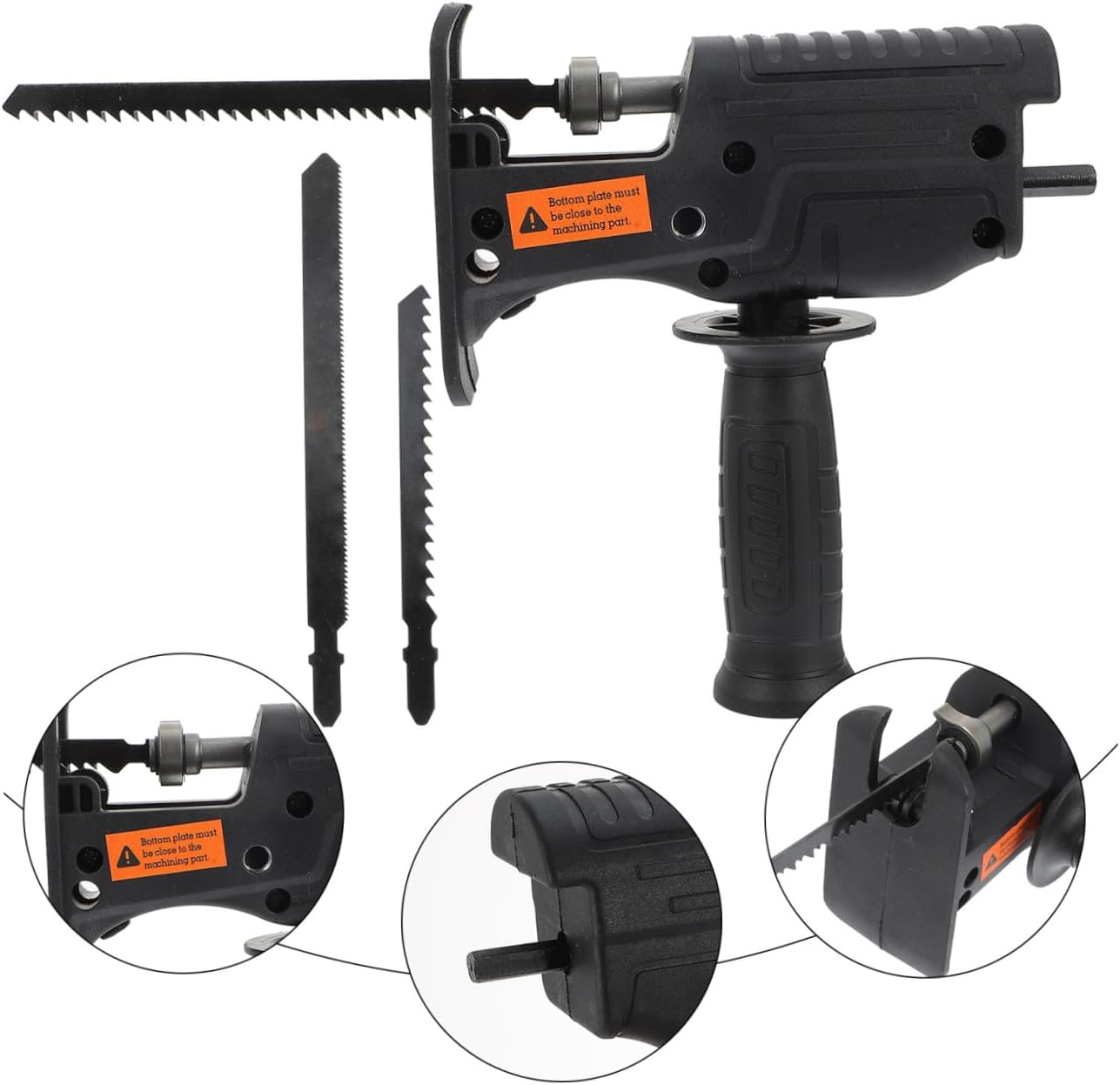 Operitacx Electric Drill Saw Adapter Set Modified Reciprocating Saws Attachment for Woodworking Compatible Power Drill 1 Piece