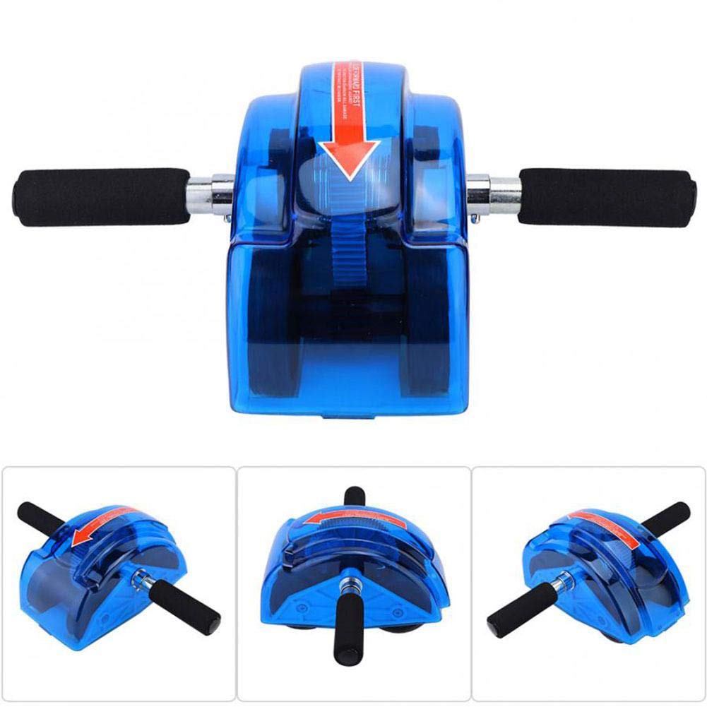 Bauchroller,Bauchtrainer Vier Räders Ab Roller Mit Ellenbogenstütze,automatischem Rückprall Bauchmuskeltrainer,Bauchmuskel-Trainingsrolle Für Home Gym Muscle Toning Trainings Rollräde(orange
