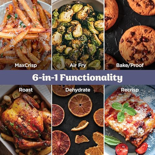 Image of Ninja Crispi Pro 6-in-1 Glass Air Fryer | 450F, Nontoxic, 6qt & 2.5qt Containers & Lids | Microwave, Freezer, Dishwasher Safe | Max Crisp, Air Fry, Bake, Roast, Recrisp, Dehydrate |Amethyst, AS101PU1