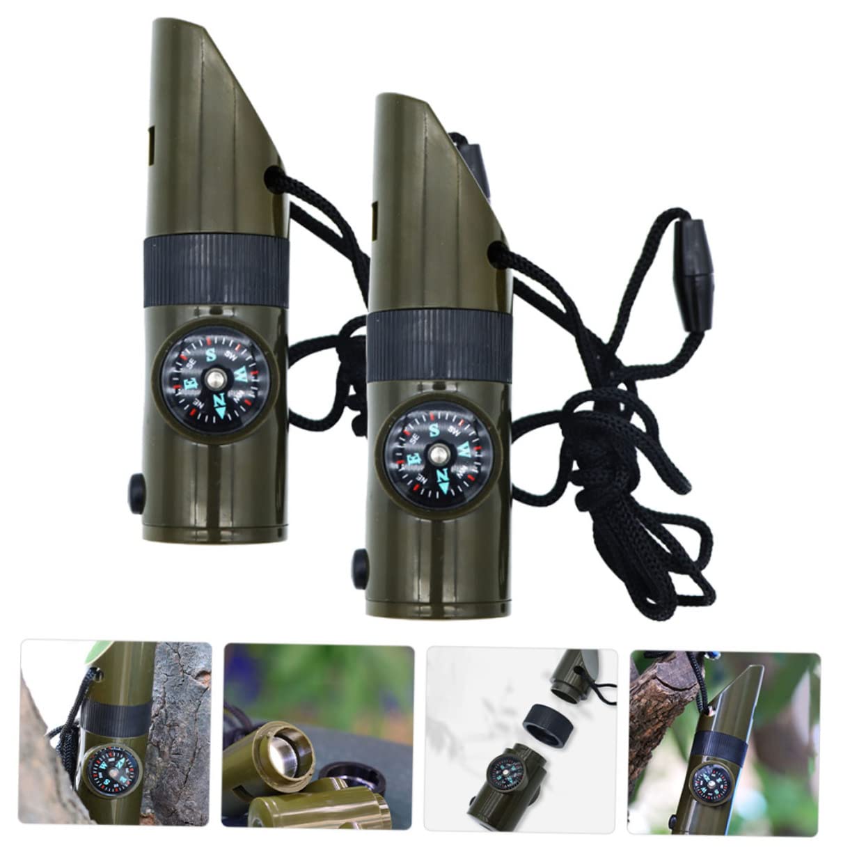 BESPORTBLE 2-pc Set Emergency Hiking Boys and Girls Bulk Portable Outdoor Whistle