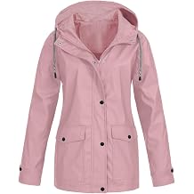 Men Lightweight Waterproof Jacket Windproof Rain Hooded Jackets Solid Lounge Hiking Cycling Travel Raincoat for Men