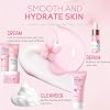 Sakura Skin Care Sets & Kits, Girls Pamper Set, Teenage Girls Gifts - Cleanser, Serum, Eye Cream, Face Cream, Hand Cream, Sleeping Mask, Mud Mask (Skin Care Sets & Kits(21 PCS))