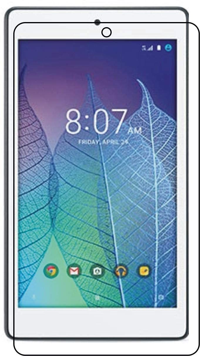 TODO DEALS 9H Unbreakable Screen Protector Compatible With ALCATEL POP 7 LTE With Installation kit (Transparent).