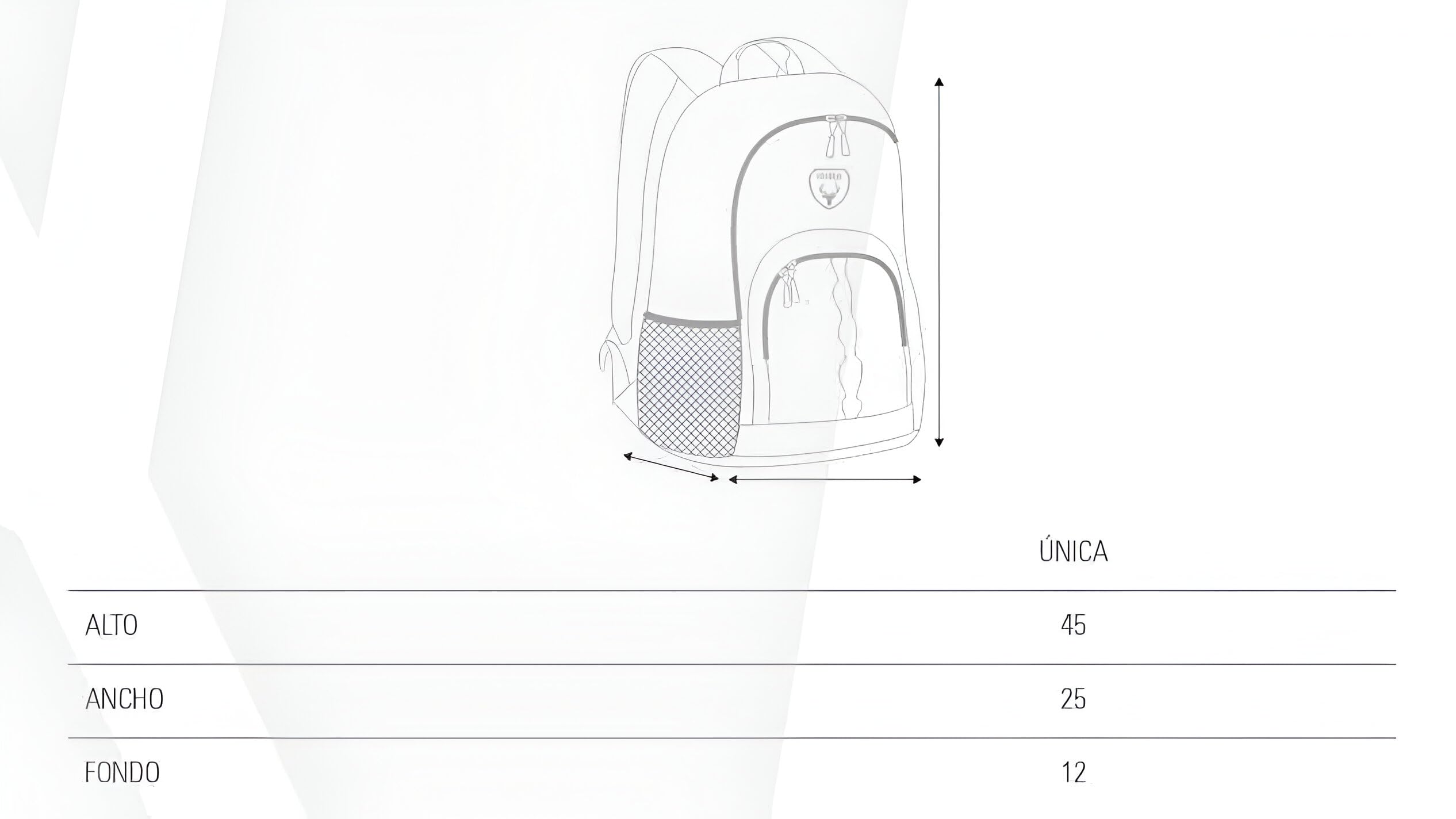 WORKTEAM Mochila de Caza 23L, Camuflaje, Compartimentos Múltiples con Doble Cremallera, Laterales de Rejilla, Tirantes Acolchados y Espalda Ergonómica para Outdoor y Montaña — view 4