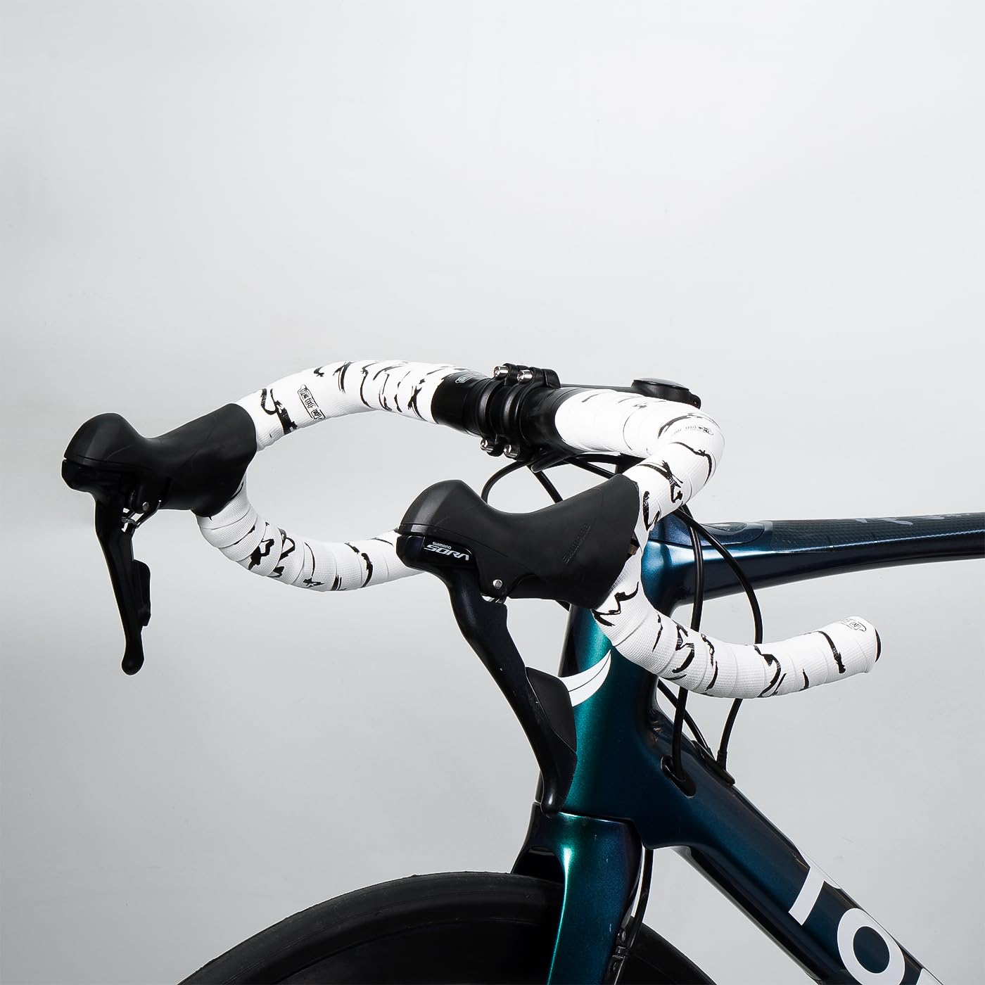 Nastro per manubrio di bici CNC, nastro per manubrio della bicicletta, lunghezza: 1980 mm, larghezza: 30 mm, spessore: 3 mm, superficie del nastro per manubrio da ciclismo su strada, in silicone PU
