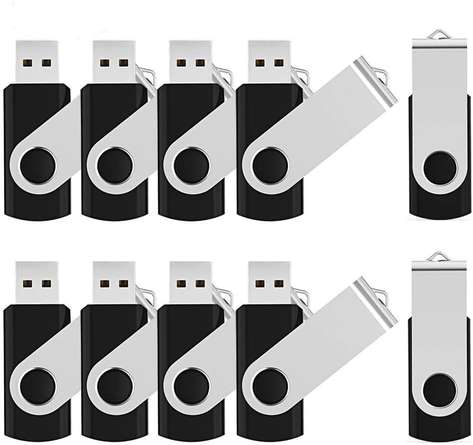 50 Pack 4GB Bulk Flash Drives K&ZZ USB 2.0 Thumb Drives Pack 4GB Bulk USB Drives Black