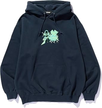 XLARGE Mens FLUORESCENT EMBROIDERED HOODED SWEATSHIRT