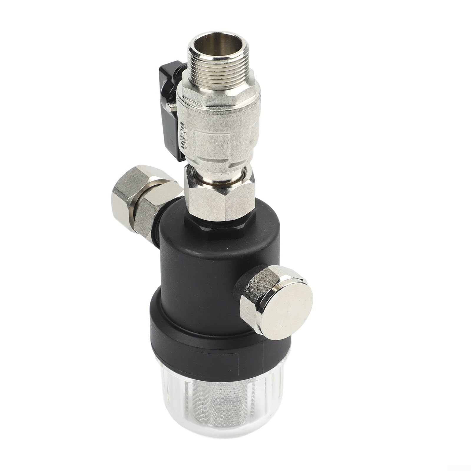 Filtro magnético para calefacción por suelo radiante, separador de lodos con malla de acero inoxidable, montaje en pared, filtro de agua para sistemas HVAC DN20 rosca de 3/4 pulgadas (DN20)