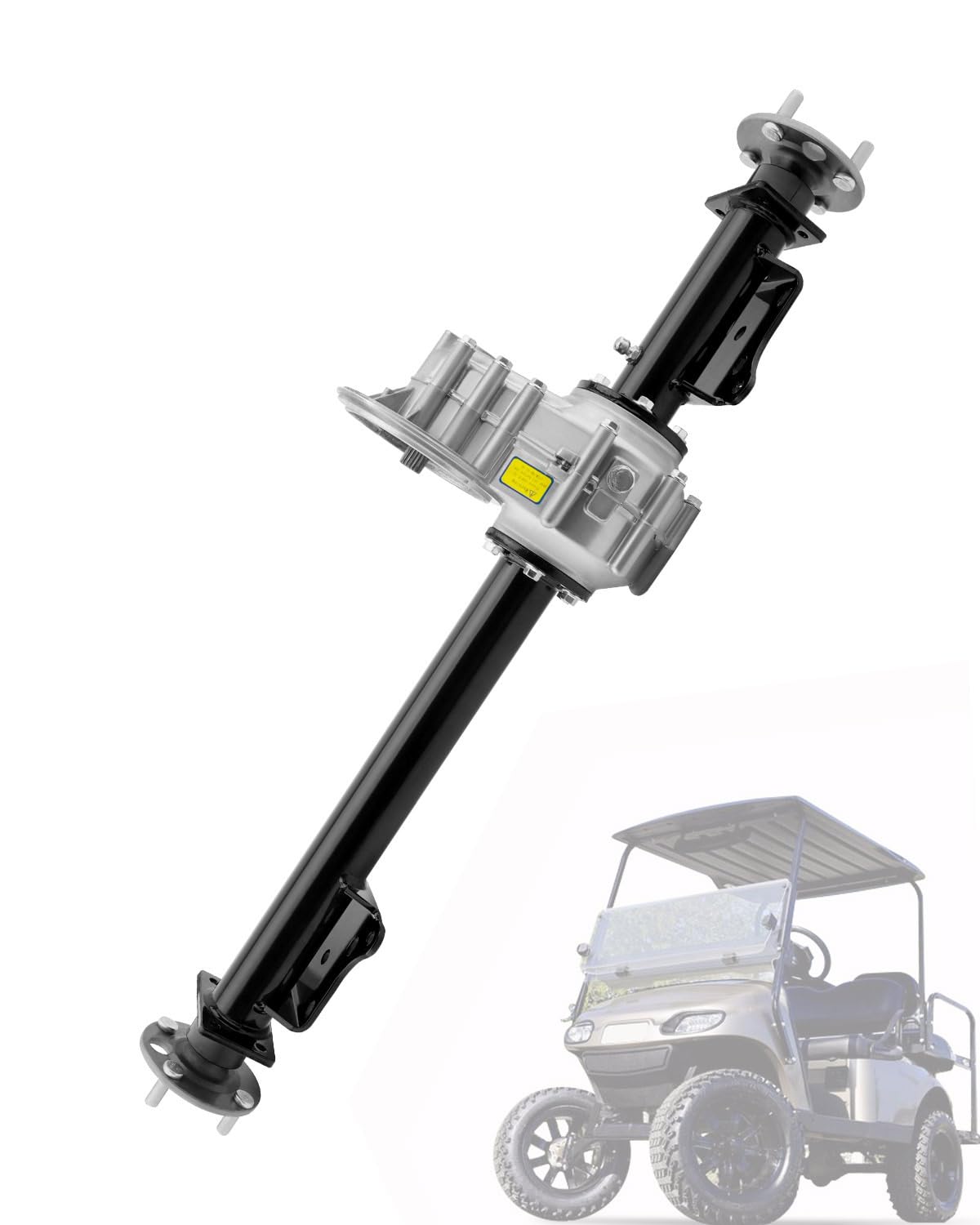 Photo 1 of Electric Rear Axle Assembly, 12.44:1 Compatible with EZGO Golf Cart 1996-2022 TXT 48V ELiTE, 1994-1999 Medalist, 1998-2001 Workhorse 800, 2010-2022 TXT Valor, 73500G01, 73500-G01 w/o Brake Drum