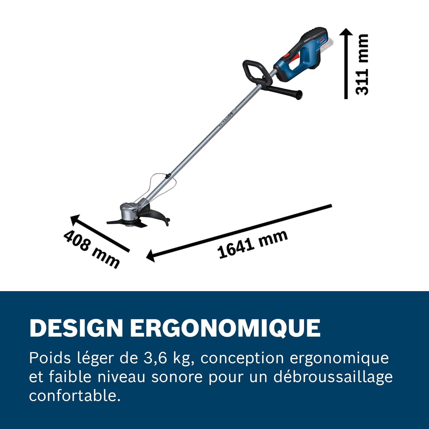 Bosch PRO 18V débroussailleuse sans-fil GFR 18V-23 sans batt./chargeur