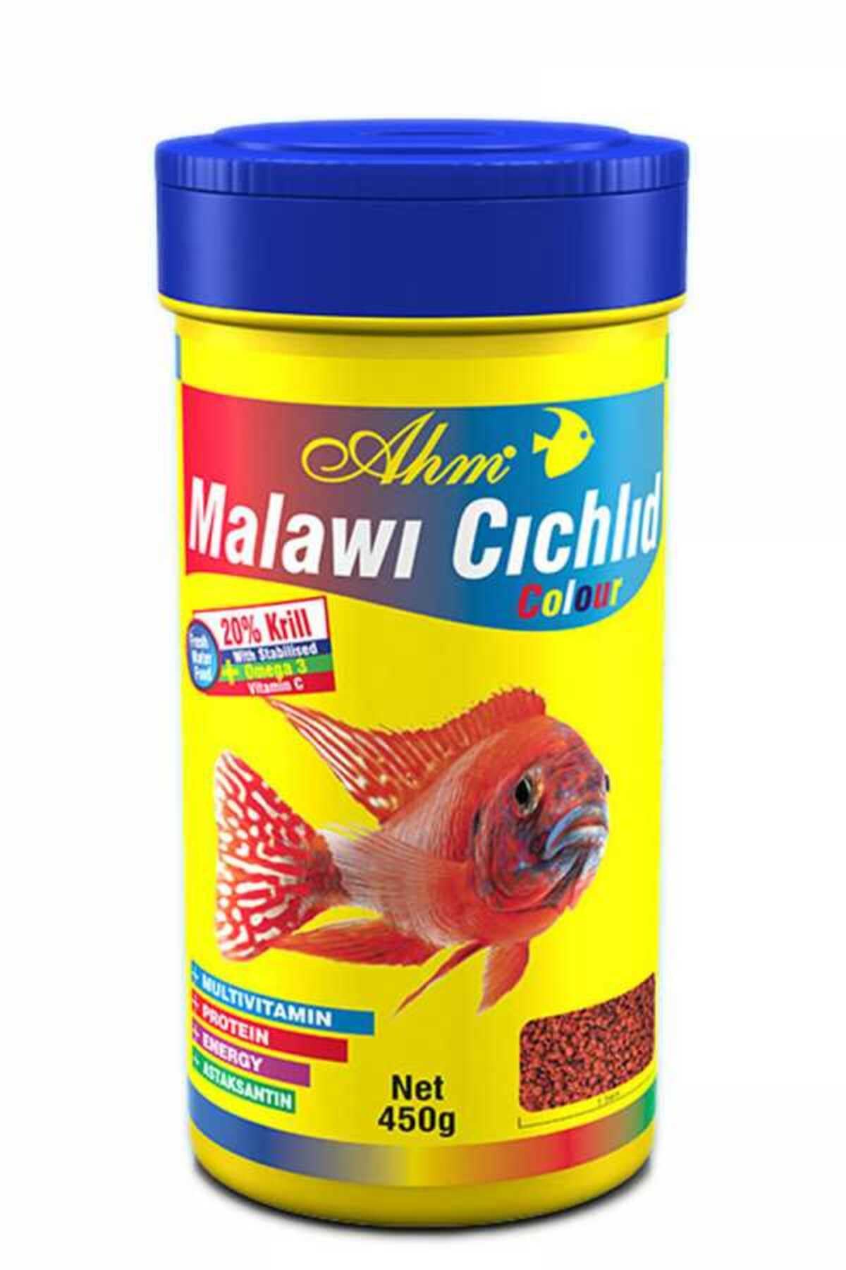 Malawi Cichlid Granulat Colour Balık Yemi 100 Ml