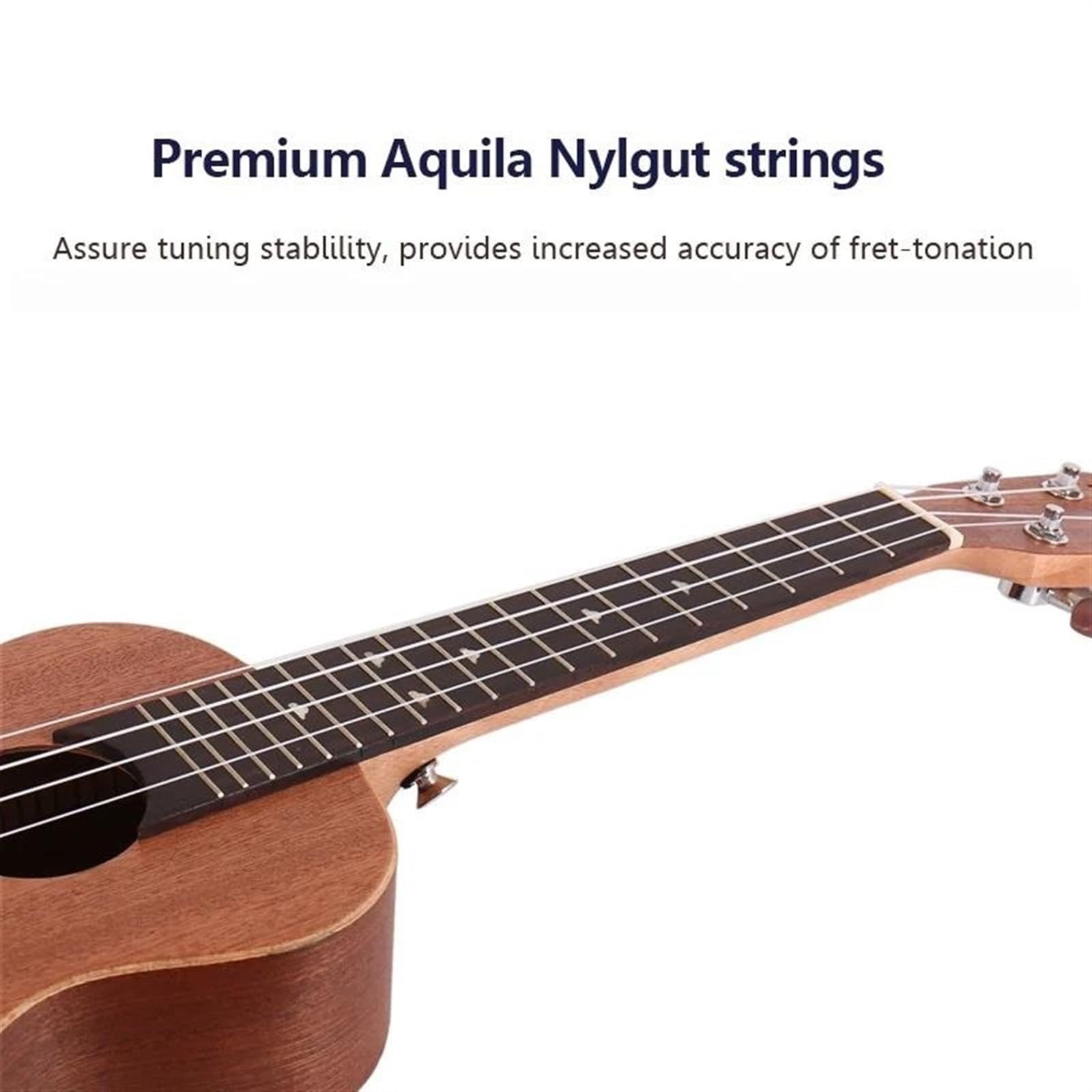 Ukulele Zestawem Dla Koncert Sopran Tenor 21 "23" 26 "Sapele Ukulele Aquila Struny Opcjonalny Pakiet Tuner(Color:3,Size:26)