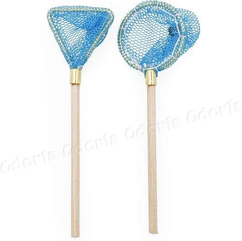 Miniatura 2 de Odoria 1/12 Redes de pesca en miniatura 2 piezas accesorios de decoración de casa de muñecas