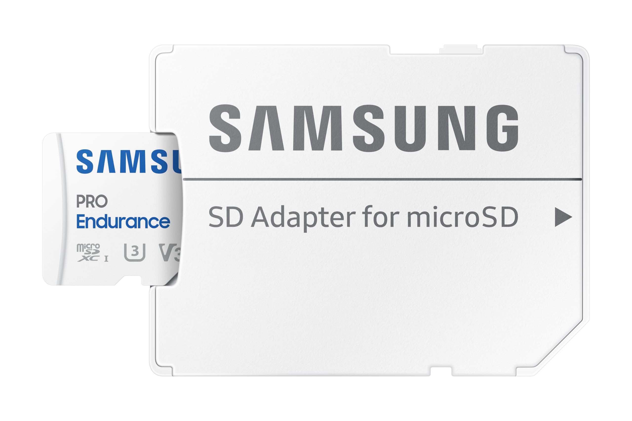 Samsung PRO Endurance microSD-Karte + SD-Adapter, 128 GB, Für Videoüberwachungssysteme, Dashcams und Bodycams,UHS-I U3, Full HD & 4K UHD, 100 MB/s Lesen, 40 MB/s Schreiben, MB-MJ128KA/EU