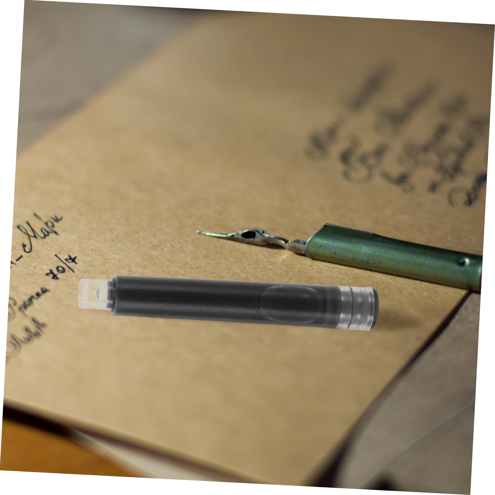 Uonlytech 5 Ensembles Stylo Étudiant Stylo Effaçable Stylo Plume Recharges De Stylo Stylo À Encre Effaçable Grand Stylo Noir Stylo Plume Encre Pour Stylo Plume 100 pièces * 5
